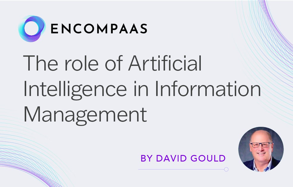 The role of artificial intelligence in information management