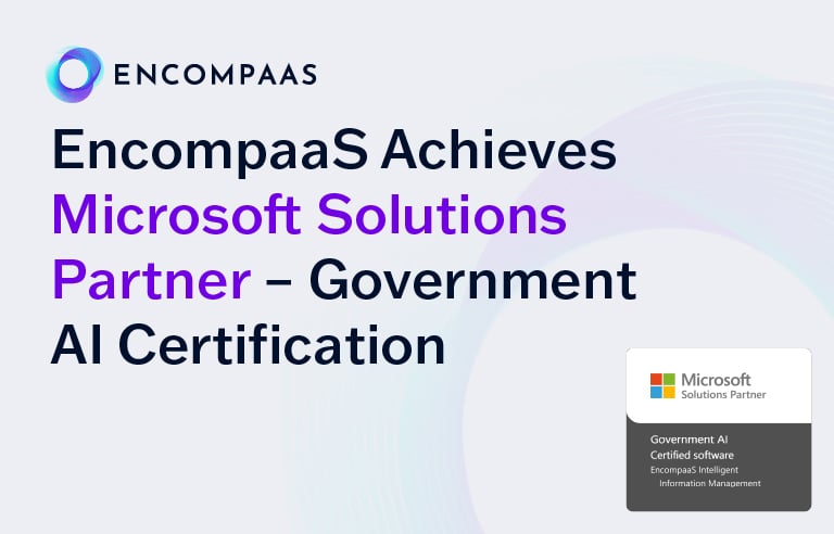 EncompaaS Achieves Microsoft Solutions Partner – Government AI Certification